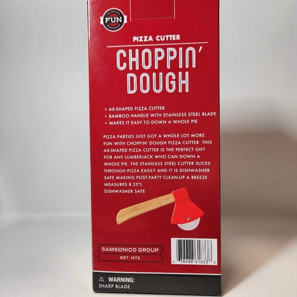 NEW STAINLESS STEEL Knife Pizza Slicer Axe Cutter Kitchen Tools Gag Gift Choppin - Picture 8 of 9